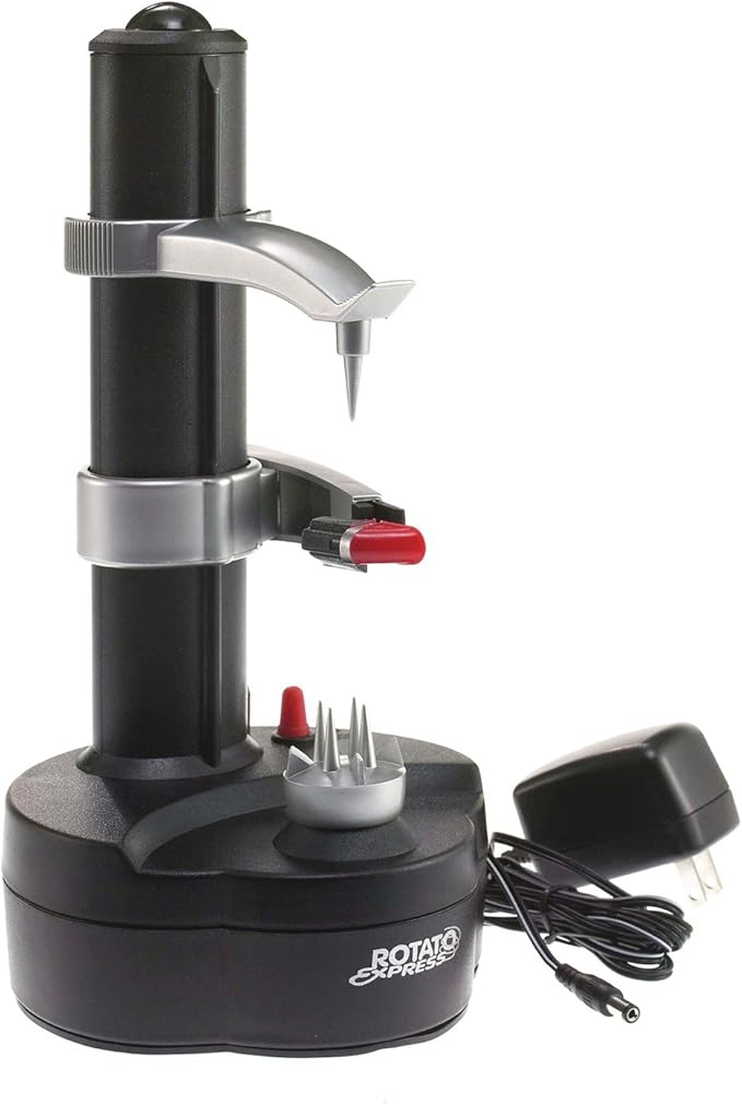 Starfrit Rotato Express Electric Peeler - 2 Spare Blades - Safe & Easy to Use - Effortlessly Peels Vegetables and Fruit,(Pack of 6)