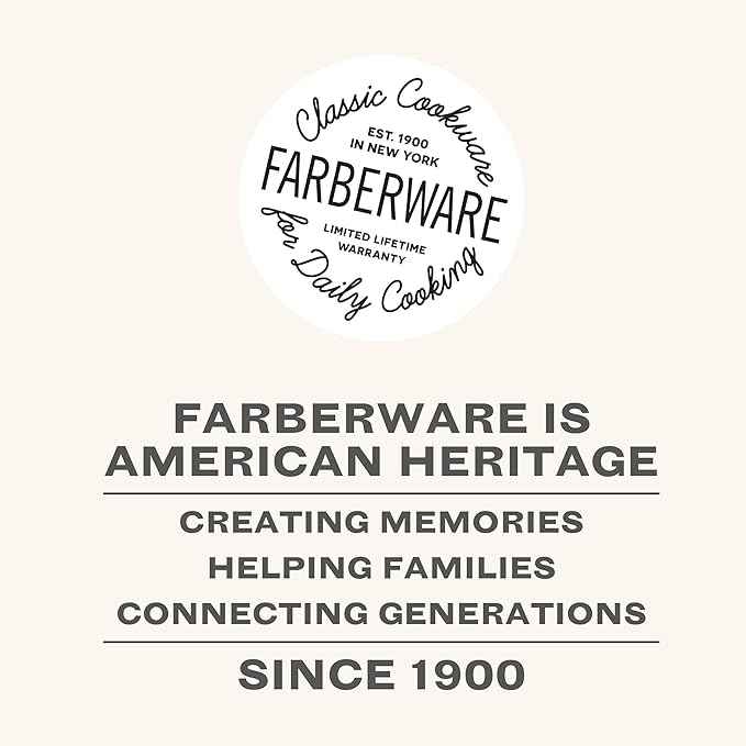 Farberware Classic Series Anniversary Edition Stainless Steel Sauté Pan and Lid with Helper Handle, Induction Suitable, 6 Quart Jumbo Cooker, Metal Utensil Safe - Stainless Steel
