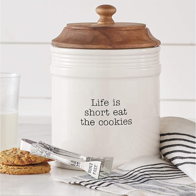 Mud Pie Circa Cookie Jars (Life is Short)