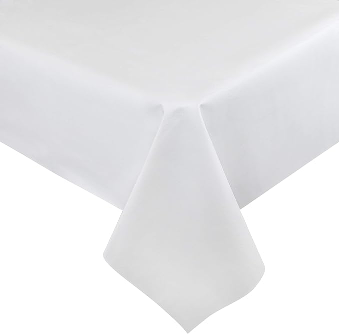 Quality Table Pad Protector, Superior Protection from Spills, Scratches & Heat - Reusable Vinyl Table Cloth with Cushion Flannel Backing (120" L x 54" W)