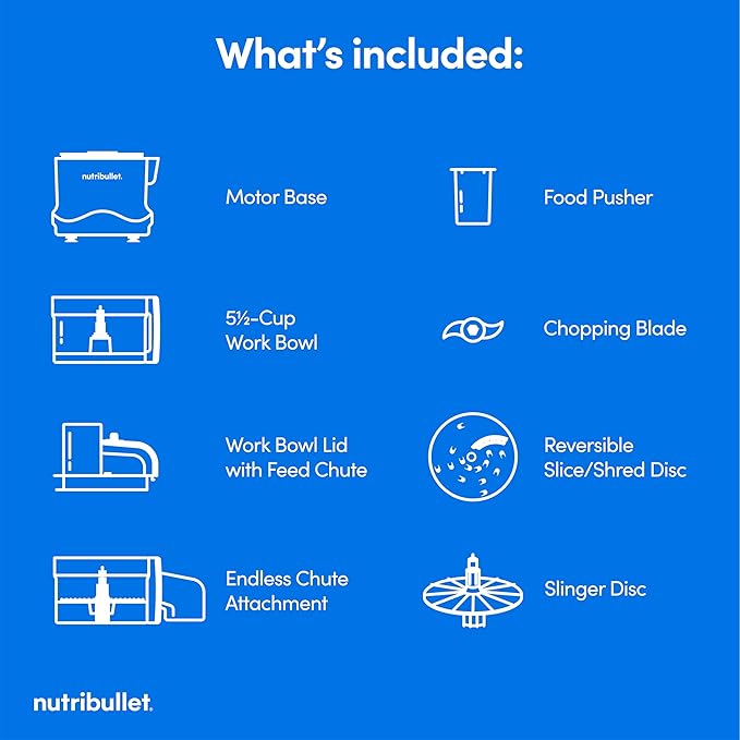 nutribullet Limitless Food Processor Gunmetal Gray