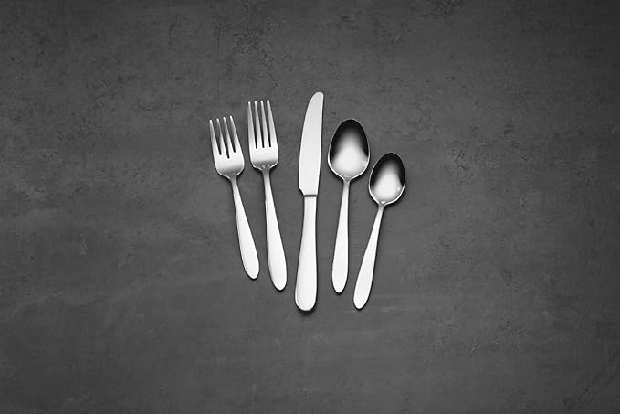 Oneida Mooncrest 20-Piece Flatware Set, Service for 4, Silver (Pack of 3)