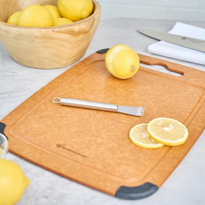 Restaurantware-German Standard Lemon Zesters, 6 Handheld Fine Graters - Dishwashable, Durable, Stainless Steel Citrus Graters With Handles, Suitable For Zesting Citrus Fruits, Finely Grating Cheese