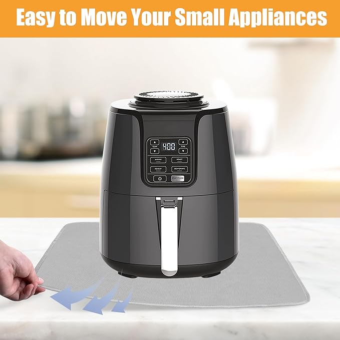 21x24in Heat Resistant Pad, Large Countertop Protector Mat for Air Fryer and Multiple Appliances, Extra Wide Hot Pads for Kitchen