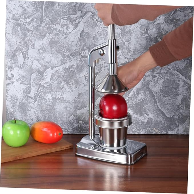 Manual Juicer Cold Press Fruit Vegetable Extractor Portable Juicer Machine Lemon Squeezer No Electricity Required for Citrus Lemon