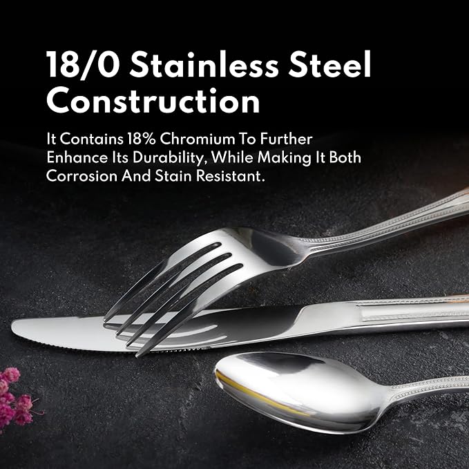 New Star Foodservice 58420 Shell Pattern, 18/0 Stainless Steel, Iced Teaspoon, 7.2-Inch, Set of 12