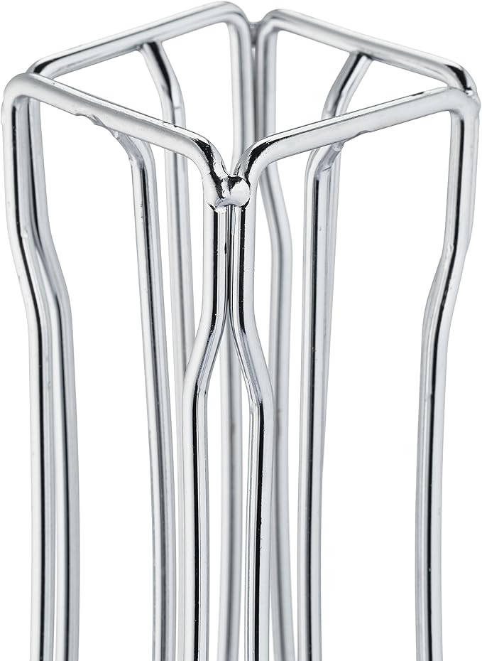 Relaxdays Coffee Pod Holder, Silver, 30 x 21.5 x 21.5 cm