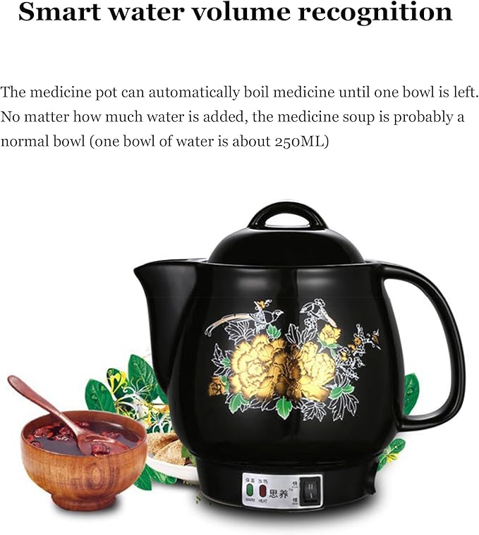 Smart Automatic Chinese Herbal Pot, Herbal Medicine Cooker, Chinese Medicine Cooking Pot, 3 Preset Modes (Decoct/Soup/Tea), with Keep Warm, for TCM Lovers 5L