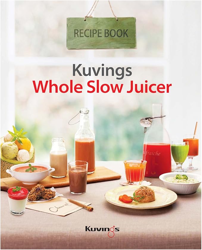Kuvings Whole Slow Juicer B6000S - Higher Nutrients and Vitamins, BPA-Free Components, Easy to Clean, Ultra Efficient 240W, 60RPMs, Includes Blank Strainer-Silver 17.5" X 10.06" X 14"