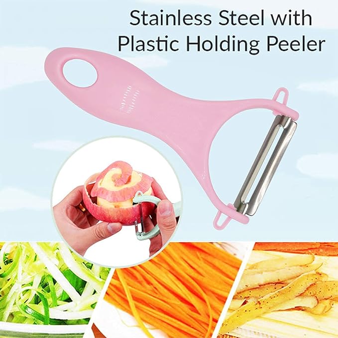 Potato Peelers 3 Pack, Fruit Peelers Potato Peeler, Cucumber, Apple Peelers for kitchen Original Vegetable Peeler-Set of 3 (Stainless Steel)