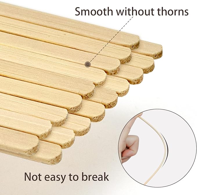 Bamboo Coffee Stirrers in Storage Box, 180 Count of Disposable Coffee Stir Sticks - Stir Sticks For Coffee Bar 7 Inch, Stir Sticks with Smooth End, Coffee Stirs for Coffee, Cocktail, Hot Drinks