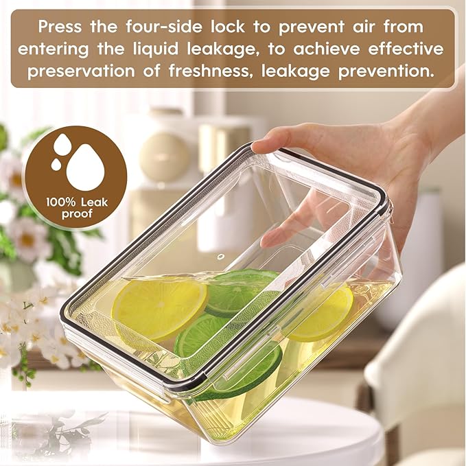 60 PCS Food Storage Containers with Lids Airtight (30 Containers & 30 Lids), 100% Leak Proof Meal Prep Container for Kitchen, BPA-Free Plastic(Polypropylene5), Microwave/Dishwasher Safe, Labels & Pen