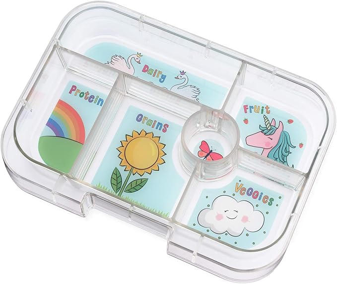 Yumbox Original Leakproof Bento Lunch Box Container for Kids (Lavande Purple Unicorn)