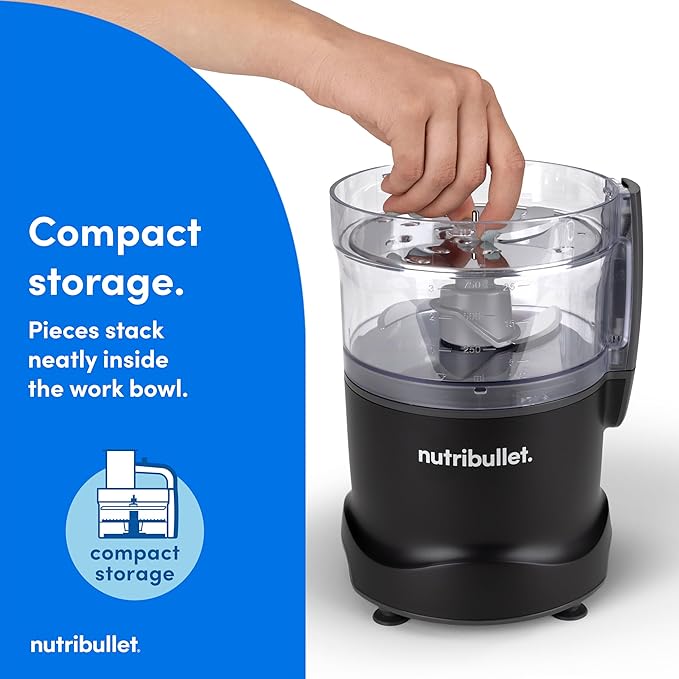 nutribullet Limitless Food Processor, Matte Black