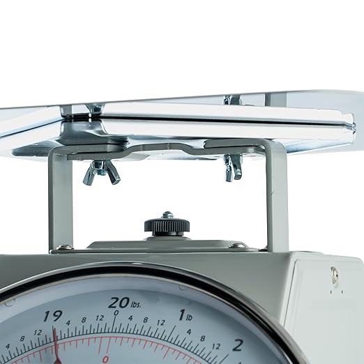 Winco Analog Receiving Scale with Dial, 8"