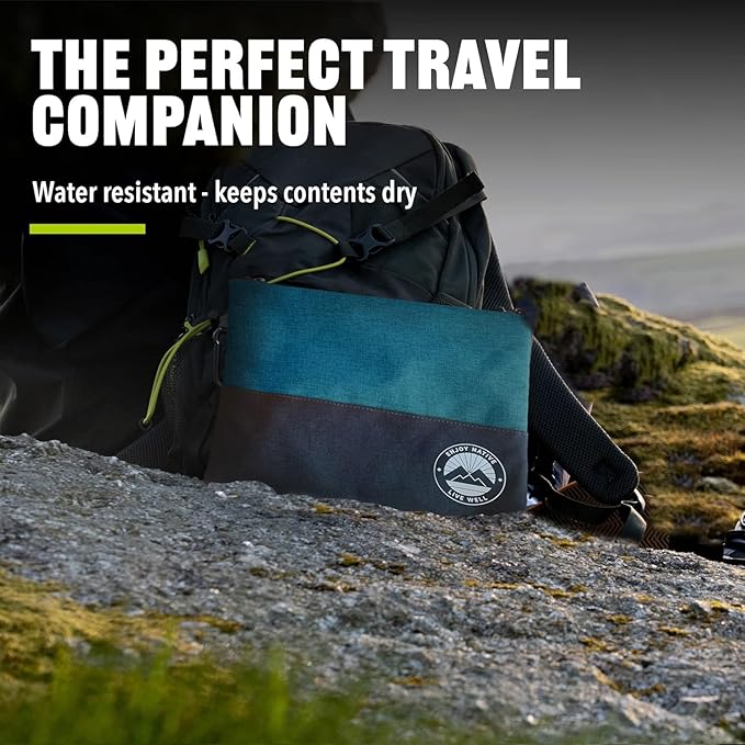 Enjoy Native Smell Proof Bag with Lock 11" x 9", Smell Proof Container, Dog Tested Odor resistant Bags, Best Zipper odor sealing pouch for Herbs, Coffee & Travel Medicine, Scent resistent Containers