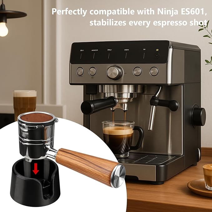 Portafilter Holder Compatible With Ninja Espresso Machine, Espresso Tamping Station for Ninja Luxe Cafe ES601 ES701