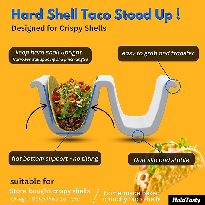Margarita Salt Rimmer Set + Dual Taco Holder 4 Pack