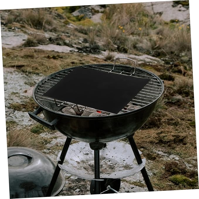 Kisangel 6pcs Multifunctional Baking Liner Heat Resistant BBQ Mat Non-Stick Grill Pad for Kitchen
