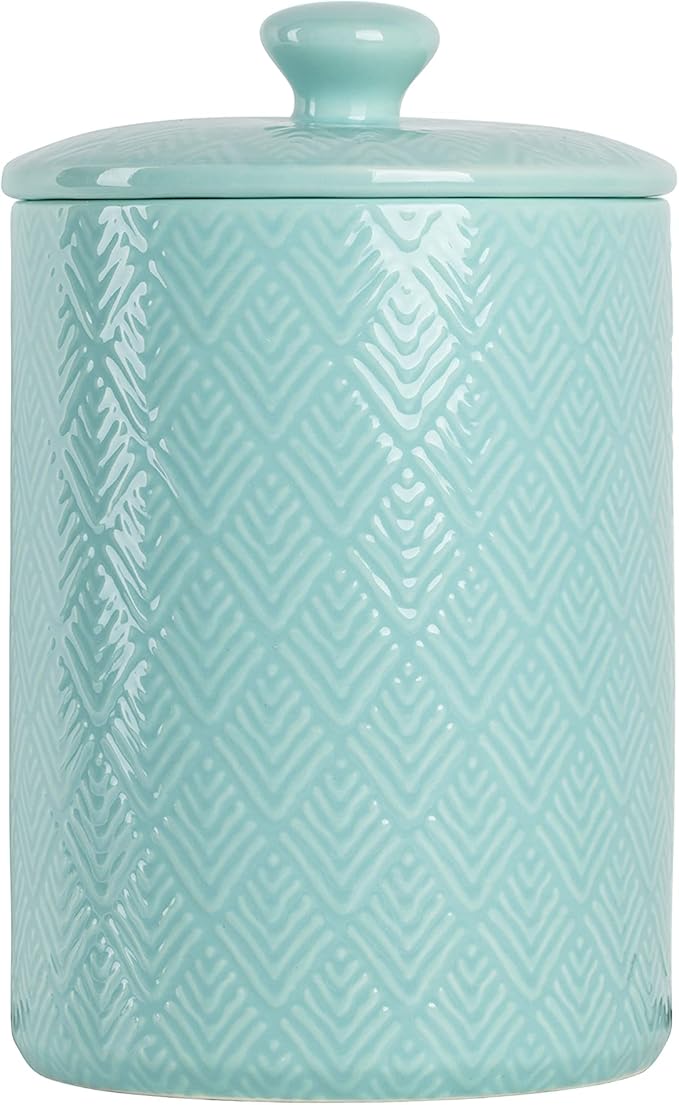 10 Strawberry Street CAN BLU Kitchen Canister Set, Set of 3, Marquis Blue