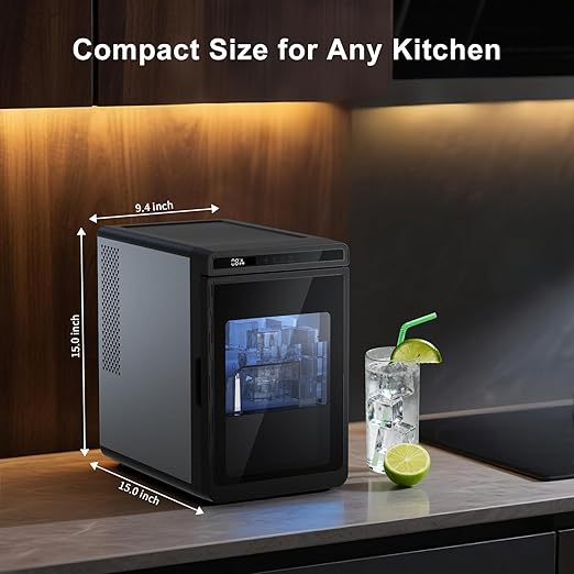 ADT Craft Cube ICE Maker Ice Maker 4x4 ice Cube 26 lb/24H Portable Ice Maker Ice Cube Maker