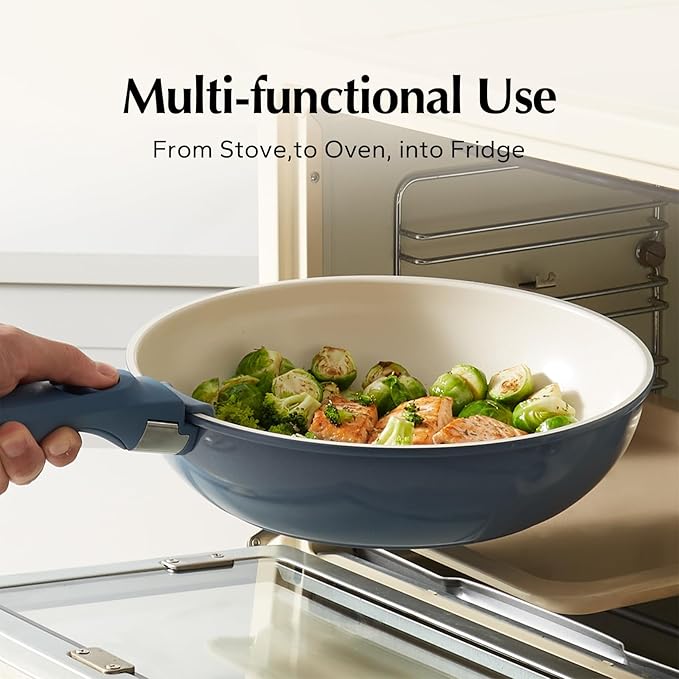 Redchef Removable Handle - Detachable Handle Cookware Replacement, Universal Cookware Handles, Ideal Replacement for All Kitchen Pan (Blue)