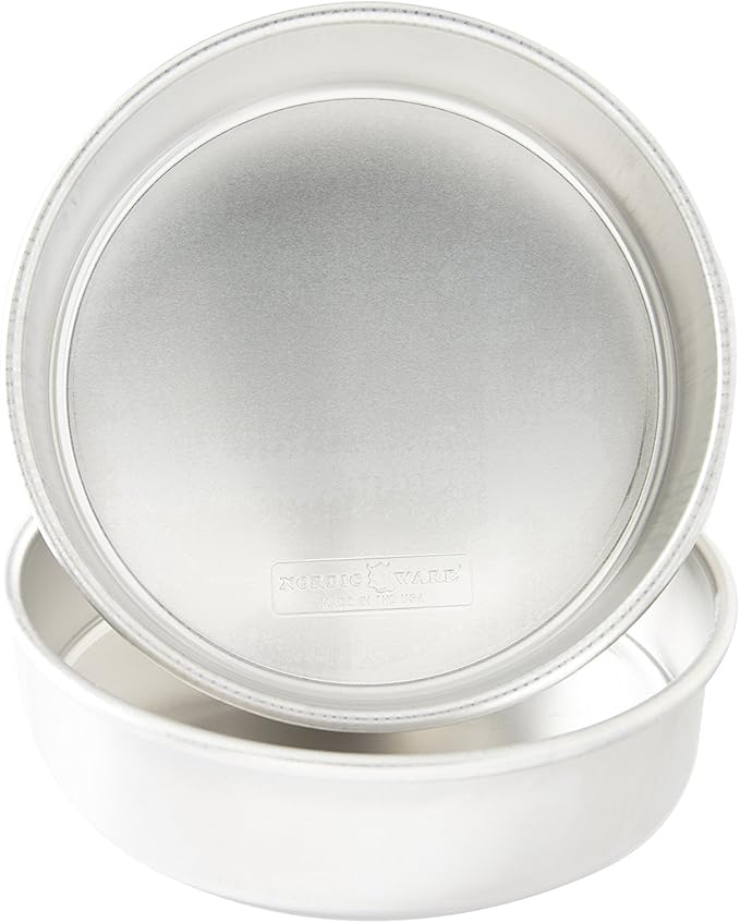 Nordic Ware Naturals Round Cake Pan, 9-Inch 2-Pack