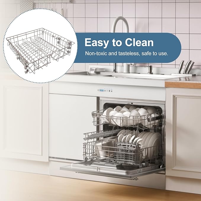 【2026 UPGRADED】DD82-01074A Middle Rack Assembly Replacement Parts Fit for Samsung Dishwasher Dishrack DW80R5061,DW80R5060,DW80K7050UG,DW80K5050US Series