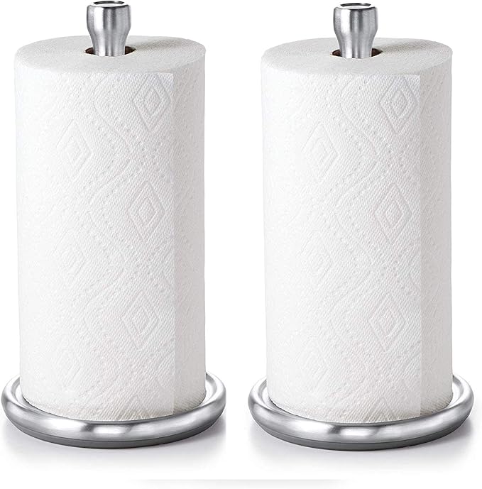 OXO Good Grips Steady Kitchen Paper Towel Holder, 2-Pack