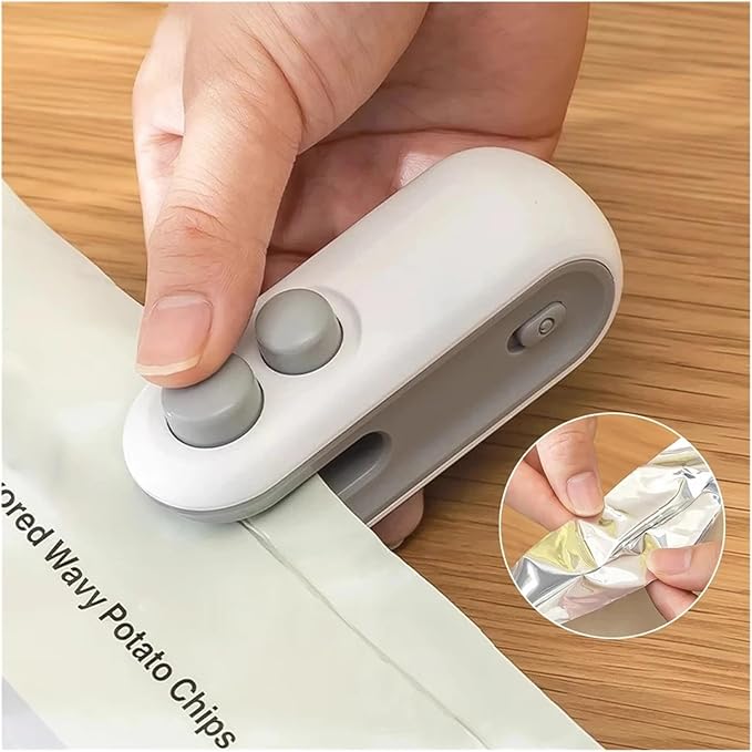 Sealing Machine, Mini Heat Bag Sealing Machine, Package Sealing Bag, Plastic Food Sealing Machine, Clip Bag, Portable Food Packaging Sealing Machine. Heat Sealer!