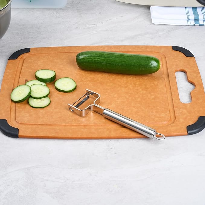 Restaurantware-German Standard 6.6 Inch Vegetable Peeler, 1 Y Peeler For Potato - Ultra Sharp Blade, Ergonomic Handle, Stainless Steel, Dishwashable, For Fruit, Zucchini, Carrot, Or, More