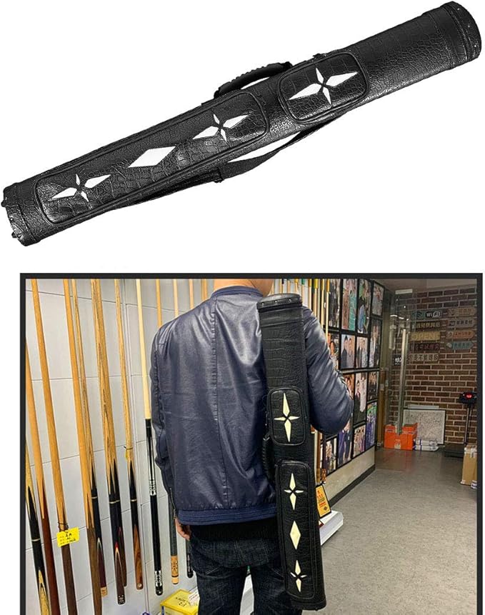 2X2 Billiards Pool Cue Tube Carrying Case
