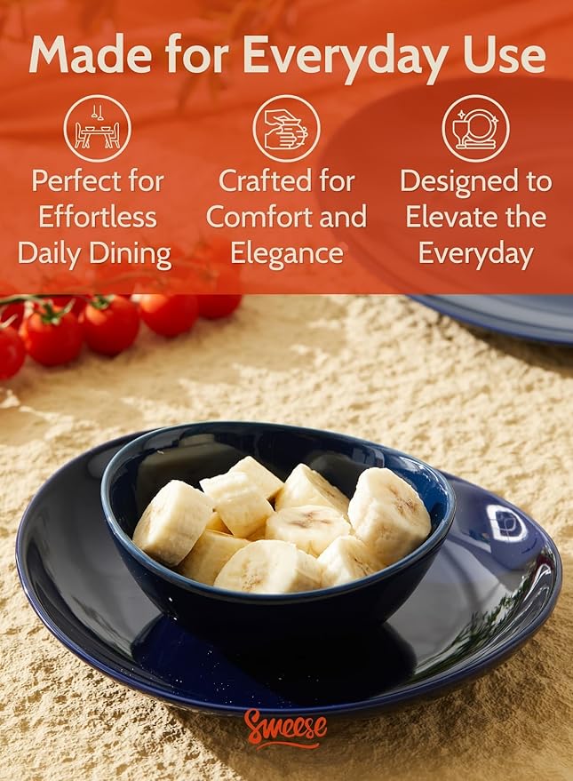 Sweese 10 oz Small Porcelain Bowls - Set of 6 - Ceramic Serving Bowls versatile for Cereal, Fruit, Dessert, Ice Cream, Snack & Yogurt - Rainbow Colored