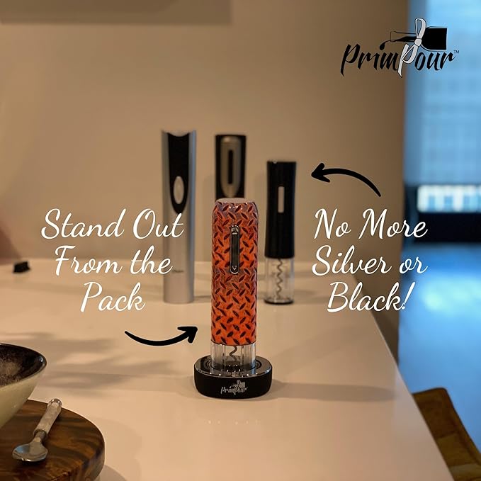 Electric Wine Opener – Premium Automatic Corkscrew with Rechargeable Charging Base – Luxury Wine Accessory