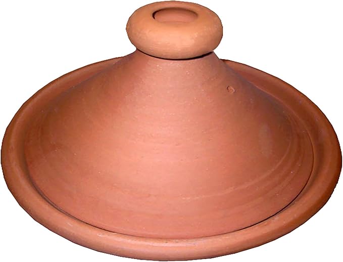 Treasures Of Morocco Moroccan Lead Free Cooking Tagine Non Glazed X-Large 13 Inches in Diameter Authentic Food