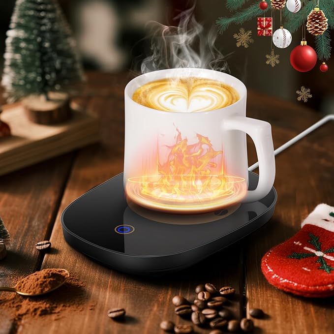 Coffee Mug Warmer for Desk with Auto Shut Off, Coffee Warmer with Auto Shut Off for Desk Office Home ((Valentines Day Coffee Gifts))