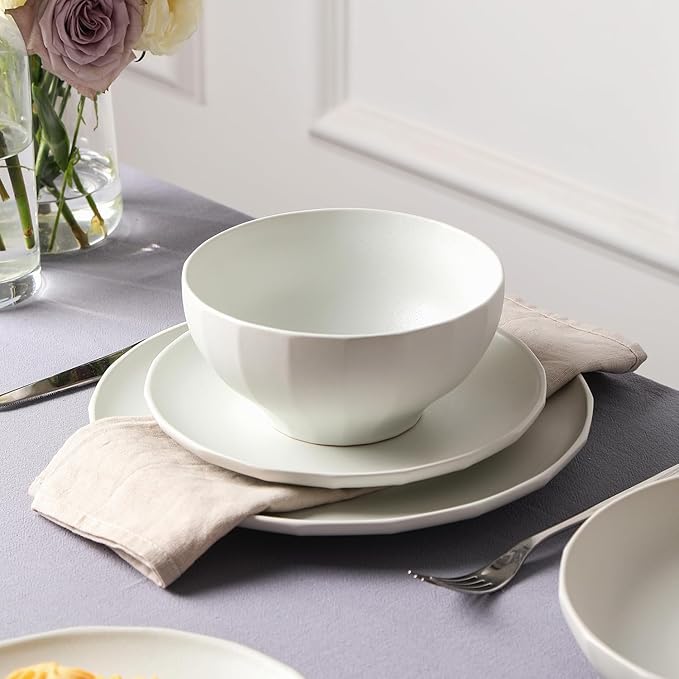 Stone Lain Rio 4-Piece Bowl Set Stoneware, Beige