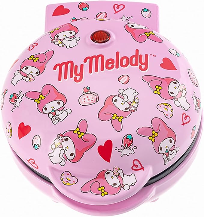 Uncanny Brands Hello Kitty My Melody Mini Waffle Maker - Cook With Your Favorite Bunny Character