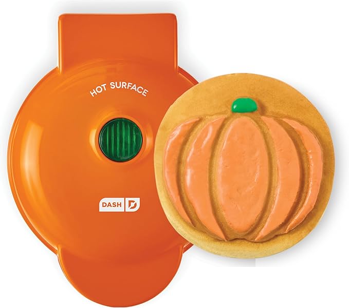 Pumpkin Mini Waffle Maker