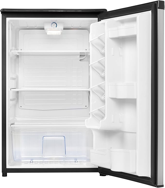Danby DAR044A4BSLDD 4.4 cu. ft. Compact Fridge in Stainless Steel