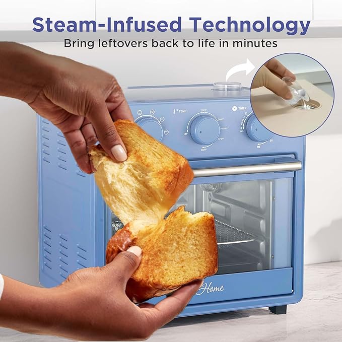 Magnavox Home, 16.5 qt Air Fryer Oven, With Steam Infusion, Ocean