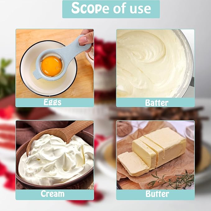 Semi-automatic Whisk, Stainless Steel Egg Beater, Hand Push Rotary Whisks Mixer Stirrer for Making Cream, Whisking, Beating and Stirring (12Inch)