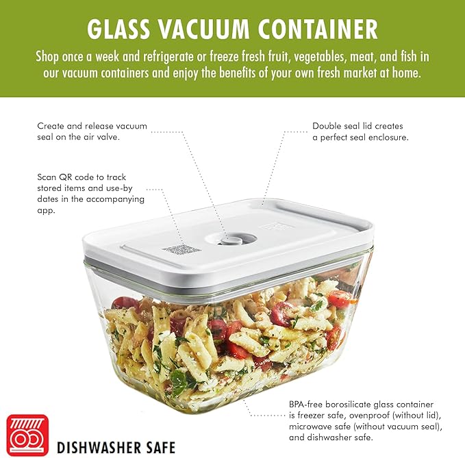 ZWILLING Fresh & Save Vacuum Fridge Glass Container