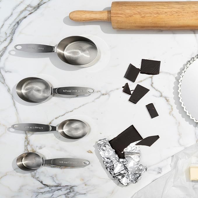 Cuisipro Stainless Steel Measuring Cup Set