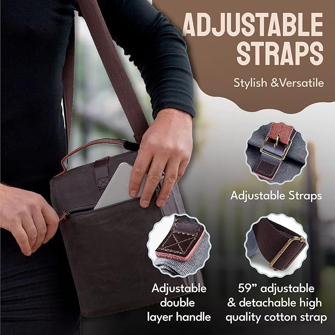 ASEBBO Insulated Lunch Bag for Women & Men (Grey)