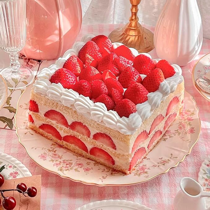 Strawberry Shaped Silicone Mold, 3D Fruit Mousse Cake Mold for Cake Decoration Cupcake Topper Dessert Chocolate Ice Candle Soap