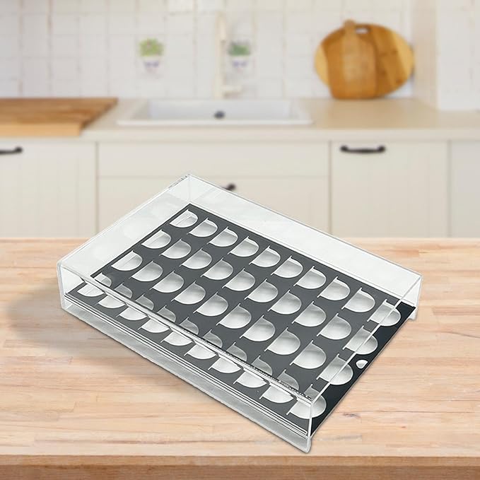 Coffee Pod Display Rack Coffee Capsule Stand Keep Neat Multipurpose Coffee Pod Storage Holder for Office Kitchen Coffee Bar