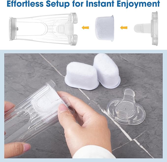 Keurig Filter Replacement Starter Kit for Keurig 2.0 Brewers K Select, K-Classic, K350 to K575, K-Cafe, Elite, K-Express, K-Duo PLUS with Side Reservoir Filter Holder and 12 Replacement Water Filters