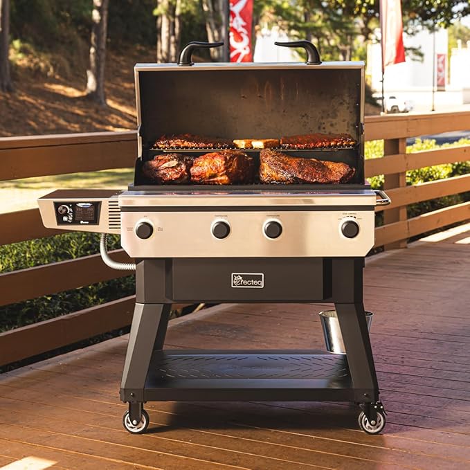 recteq X-Fire Pro 825 Wood Pellet Smoker Grill, Wi-Fi Electric Pellet Grills, Dual Cooking Modes for Hot and Fast + Low and Slow Cooking (Grill + Master Bundle)