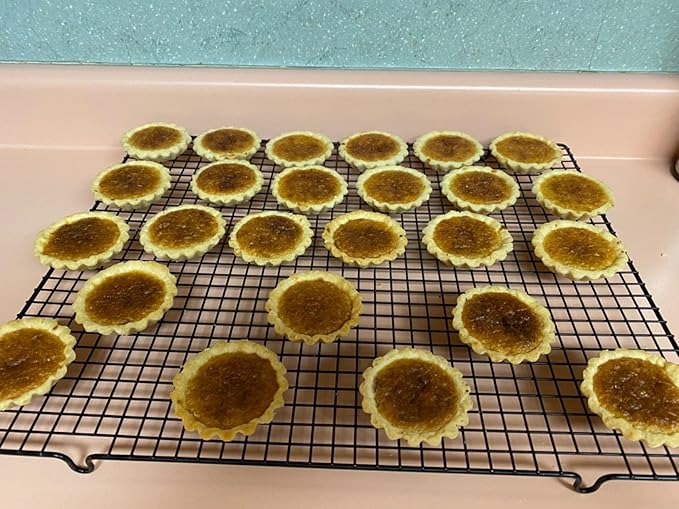 Egg Tart Molds 12PCS Tart Pan 3inch, Mini Carbon Steel Non Stick Tart Pans, Tart Molds For Baking (3 inch)